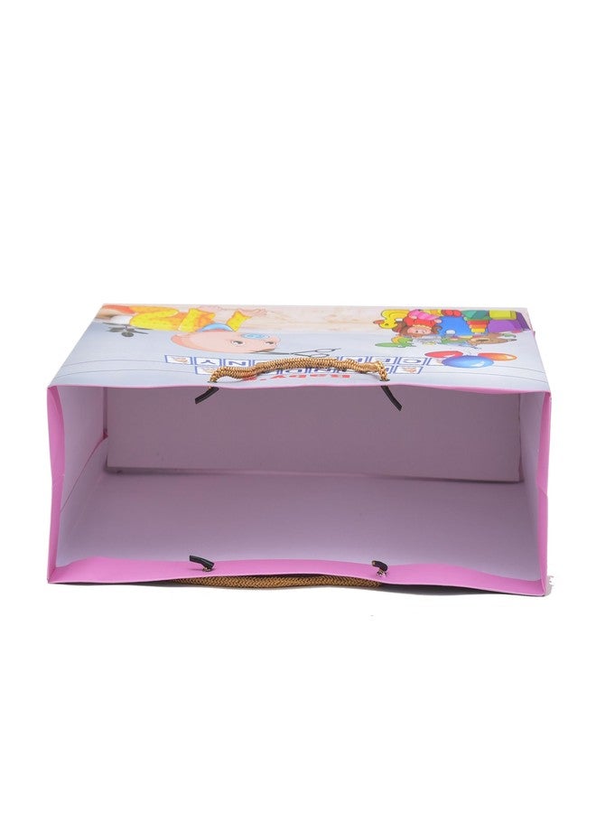 PPJ ® MUNDAN CEREMONY/MUNDAN SANSKAR/BABY'S FIRST HAIR CUT/SHAVING OF BABY'S HAIR (10 Pcs.) PAPER CARRY BAG, 16 Inch X 12 Inch X 4 Inch RETURN GIFTS/GIFT BAGS/GIFT COVERS (LARGE) (Pack of 10) - Image 5